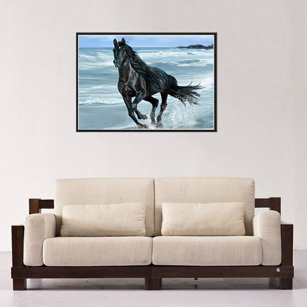 Running Horse  5D Diamond DIY Painting  Kit Home Decor Craft(40 X 30cm)