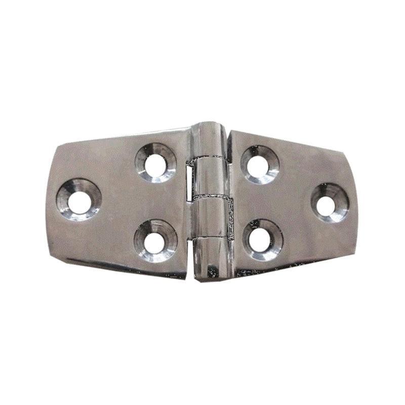 4 Pcs Stainless Steel Folding Door Hinge Casting Deck Cabinet Strap Hinges