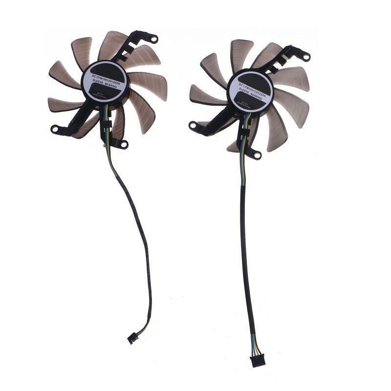 2pcs CFM10012H12SPA 85mm For GALAXY GTX1660 Super 1660ti RTX2060 Graphics Card