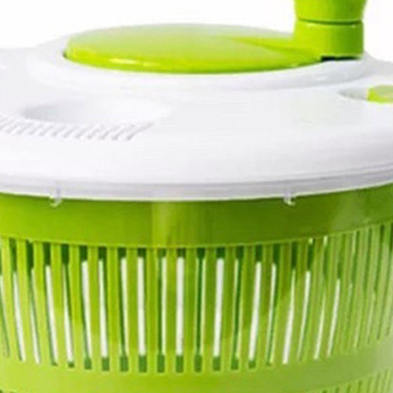 Vegetable Salad Spinner Dehydrator Washer Dryer Clean Fruits Basket Serving Bowl