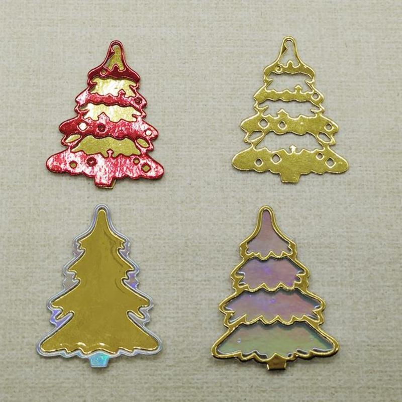 Christmas Trees Metal Cutting Dies Stencil DIY Scrapbooking Album Paper Template