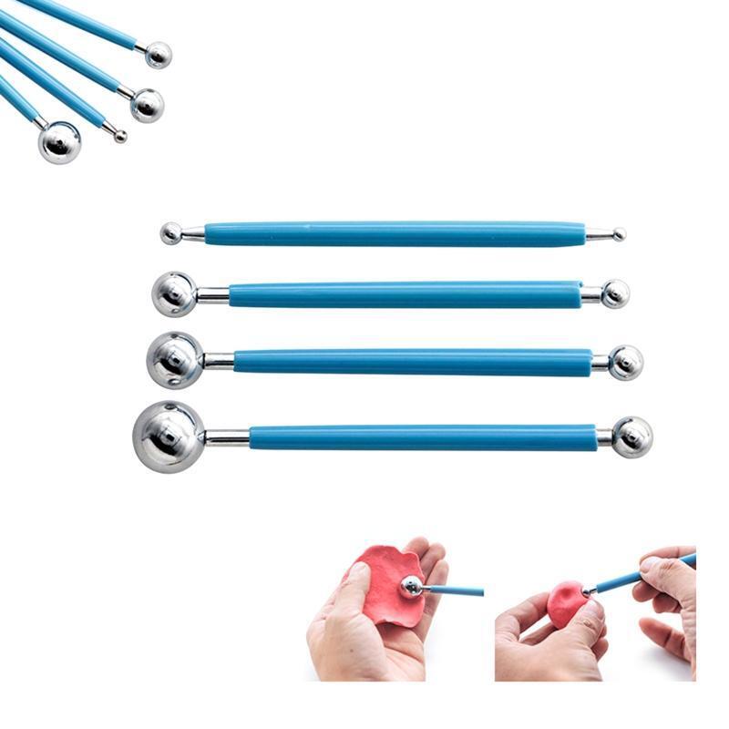 24 Pieces Essential Clay Tools Kit  for DIY Pottery Craft Nail Drawing Baking
