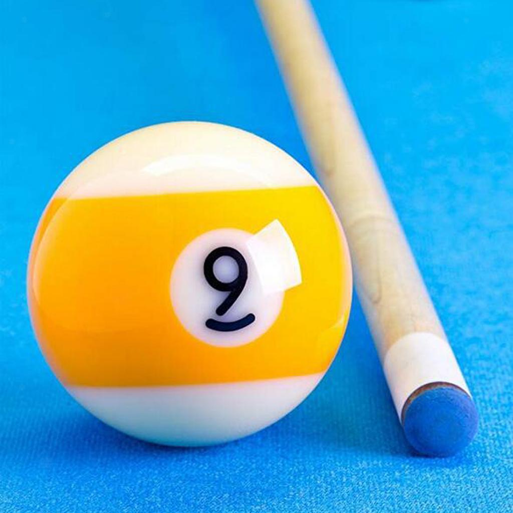 50Piece Billiard Pool Cue Tips Cue Pool Stick Replacement Tips with Box 9mm