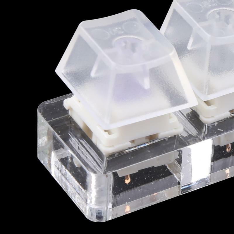 4 Key Mechanical Keyboard SP STAR Switch Tester Kit w/Acrylic Blank Base Keycaps