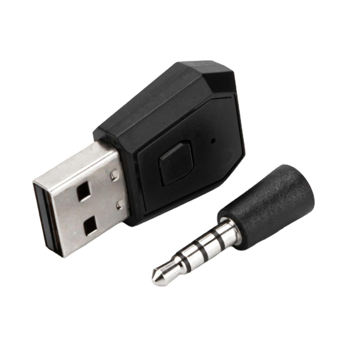 Portable 4.0 Headset USB Adapter Receiver Dongle 3.5mm USB Audio Converter for