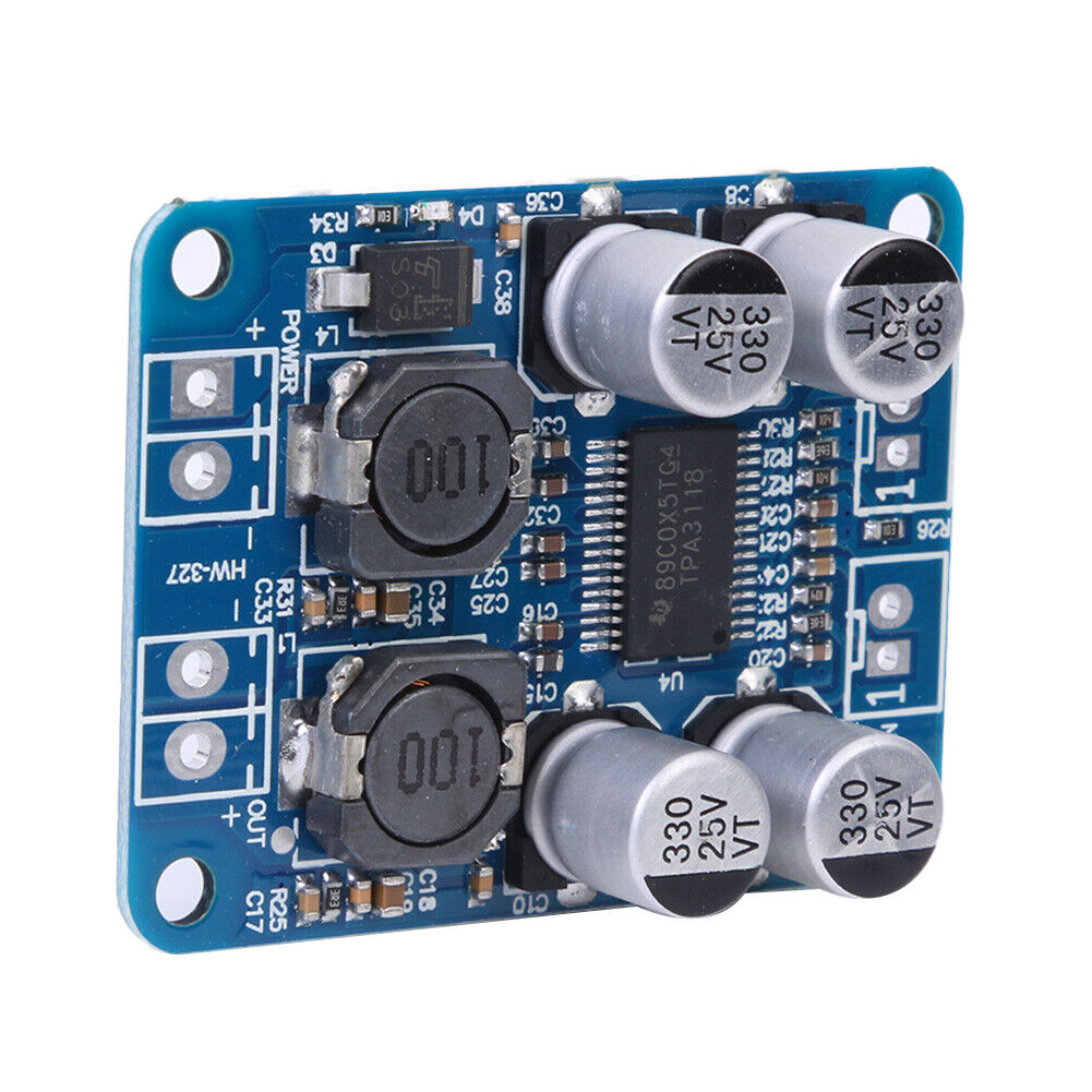 TPA3118 PBTL Mono DC8-24V 60W Digital Audio Amplifier Board AMP Module Chip