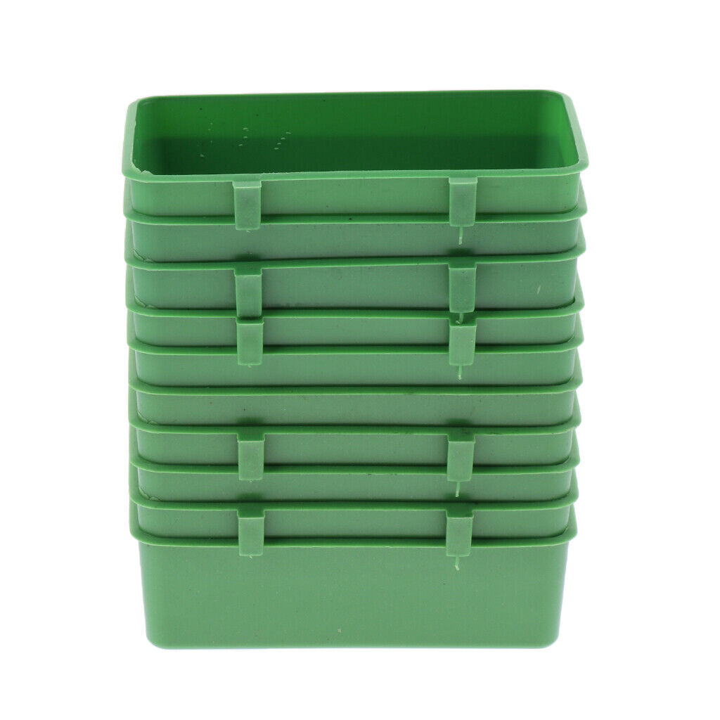 10 pcs  Plastic Bowl Cups Parrot Bird Pigeons Feeding Cup Finch