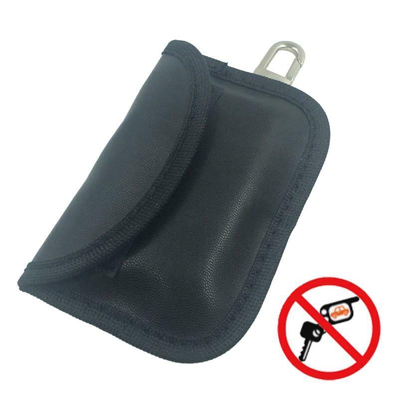 Faraday Bag Car Key Signal Blocker Case Keyless Entry Fob Pouch Anti-Theft