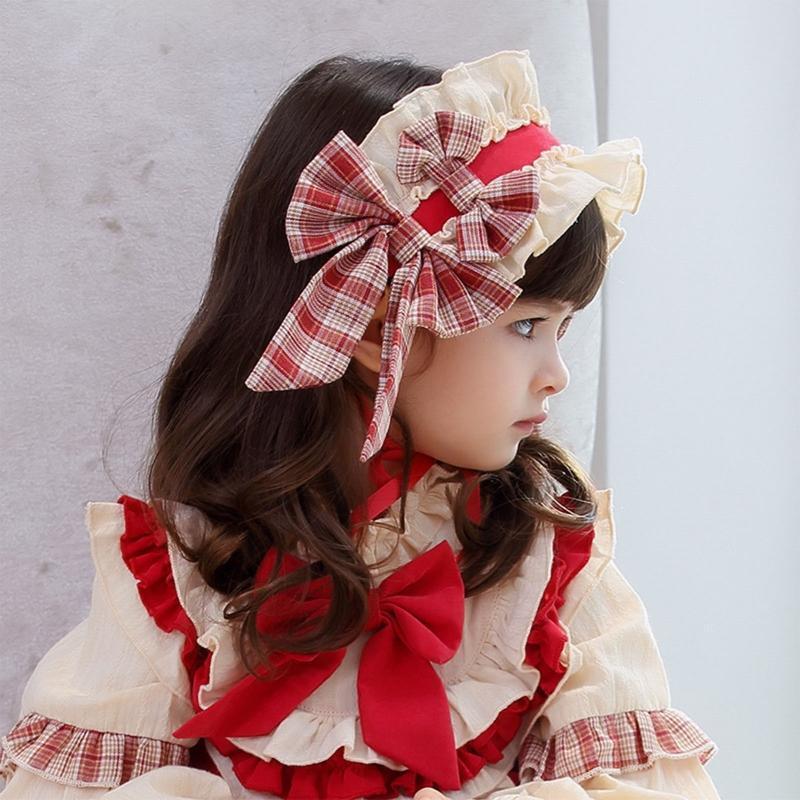 Children Princess Lolita Hairband Baby Bow Hairband Infant Hair Wear Accessories