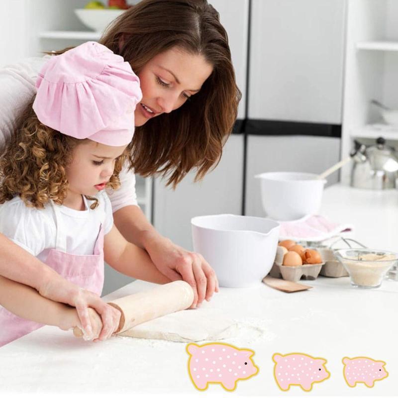 3 Pack Biscuit Cutter Stainless Steel Material Baking Gadgets Baking Accessories