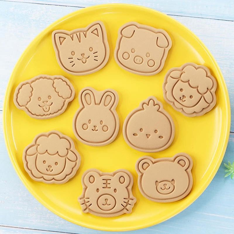 Cookie Mold Dessert Fondant Biscuit Cutter Plastic DIY Cookie Cutter Baking Tool