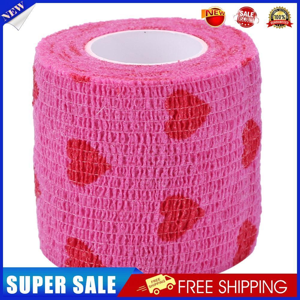 Pet Dog Cat Elastic Bandage Non-woven Pet Self Adherent Wound Tape (M)