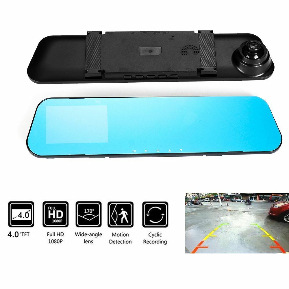 New Cam Camera Dash Car DVR Video Recorder HD 1080P Rear View Mirror