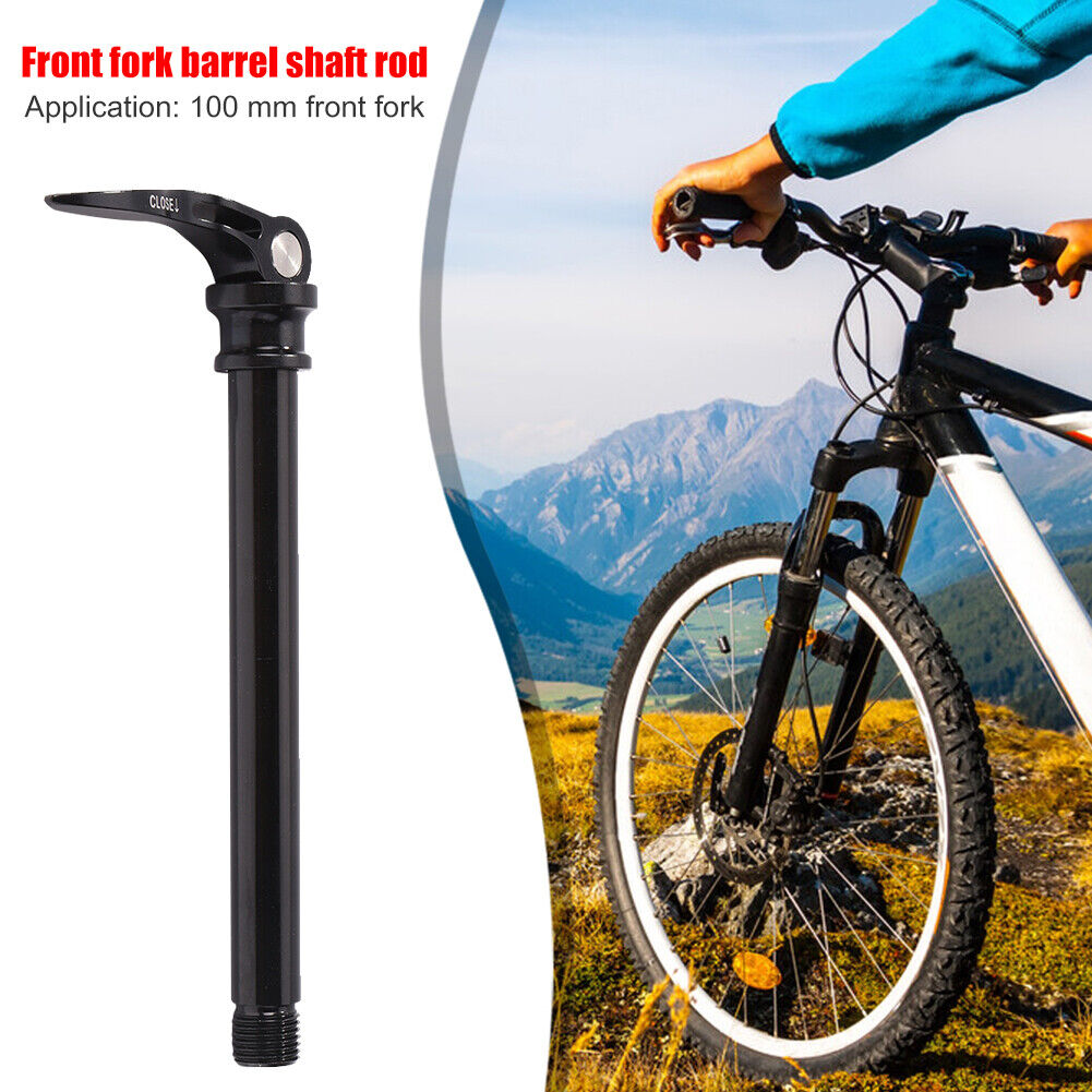 Bicycle Quick Release Thru Axle Skewer 100x15mm MTB Front Fork Shaft Lever