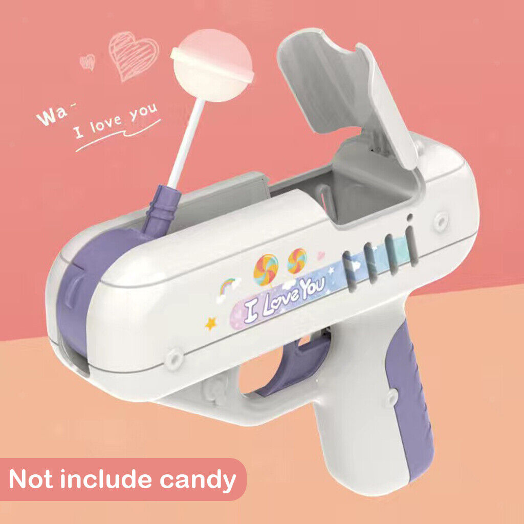 Lollipop Gun Candy Gun Surprise Over 6 years Old Xmas Gifts Fun Play Purple