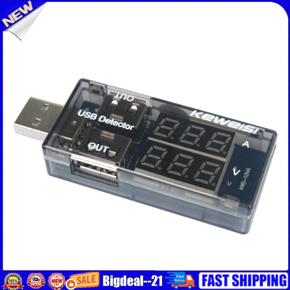 USB Charger Current Voltage Charging Detector Battery Voltmeter Ammeter