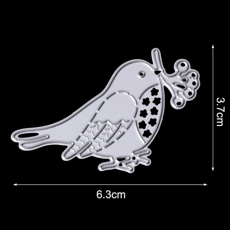 Animal Bird Cutting Dies DIY Scrapbooking Album Paper Card Stamp Making Decor