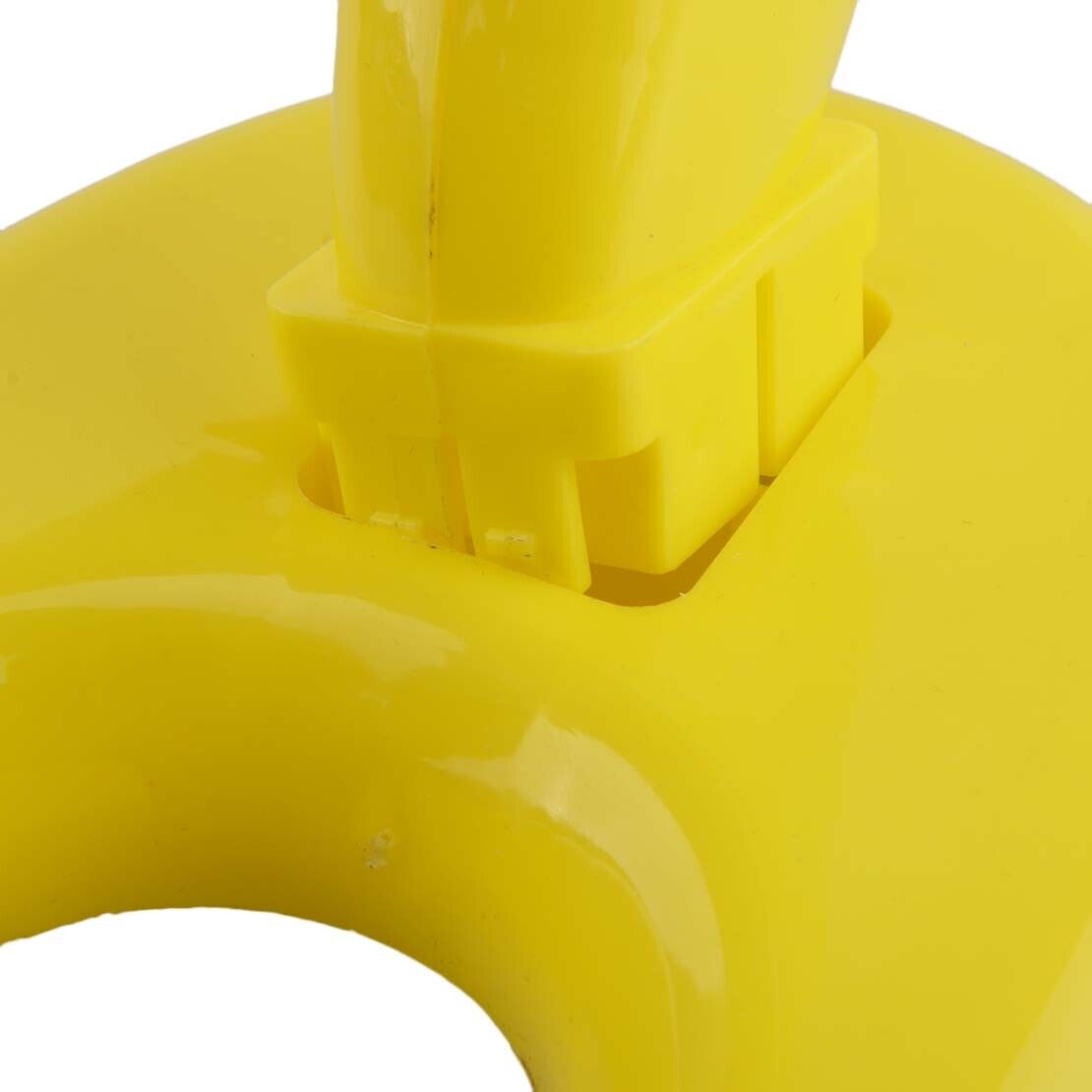 Yellow Plastic Banana Stand Tray Hook Fruit Rack Hanger Grape Holder Table Li