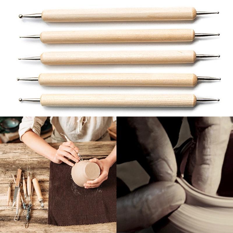 42pcs DIY Clay Sculpture Pottery Tool Carving Point Drill Pen Ceramics Sculpting