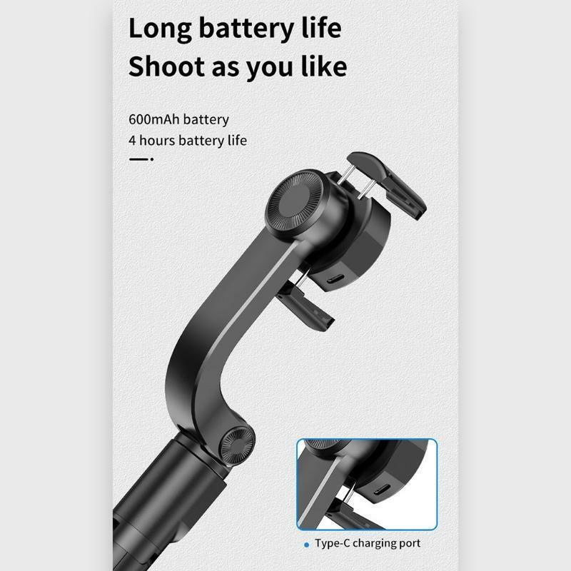 Gimbal Stabilizer for Smartphone Live Video with 360° Remote Control Rotation