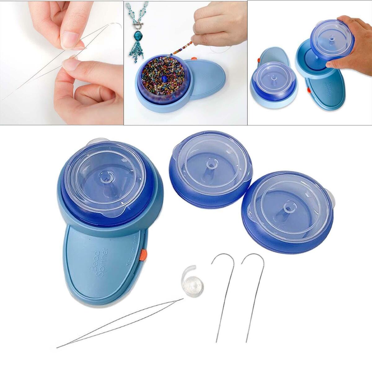 Bead Loader Beaded Needles Electric Bead Spinner for DIY Jewelry Making Tool