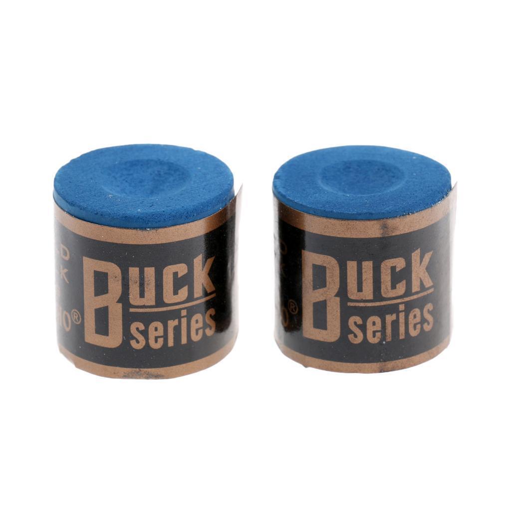 Premium 4 Pieces/Set Snooker Pool Cue Tip Chalk Billiard Accessories Blue