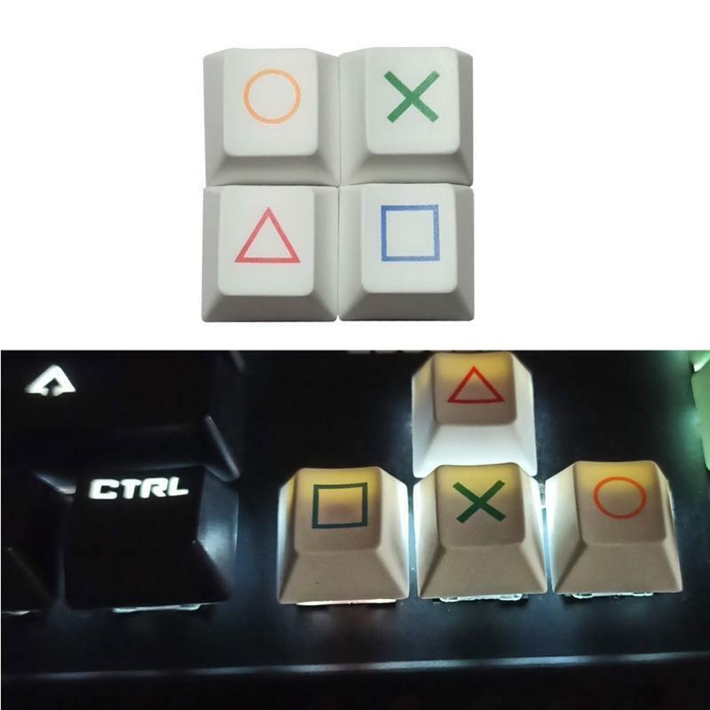 4 Pieces Keycap Direction Arrow Key WASD Dye Sublimation Gaming Keyboard Keycaps