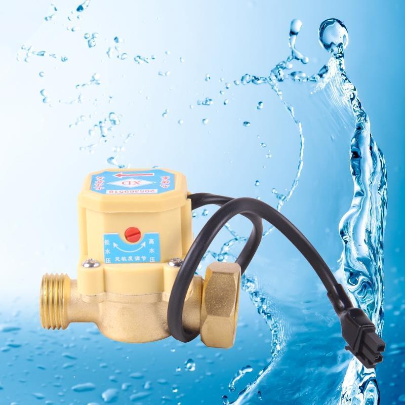 120W Pump Water Flow Sensor Switch Metal 26mm 3/4" PT Thread Connector Durable