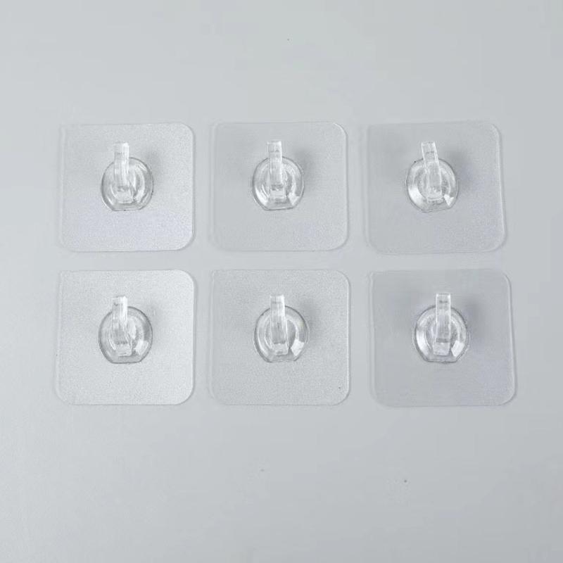Wall Hook Strong Self Adhesive Transparent Suction Cup Heavy Load Rack