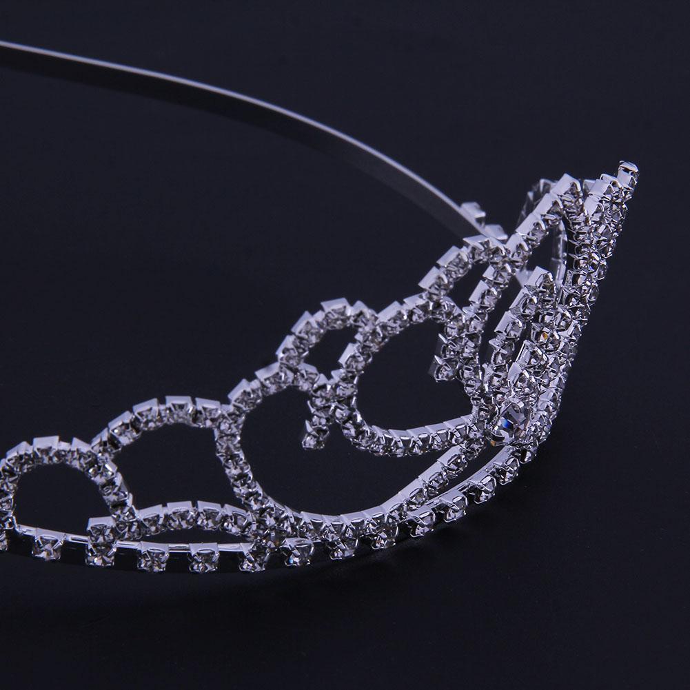 Bride Wedding Headdress Jewelry Crystal Hair Crown Dinner Accessories