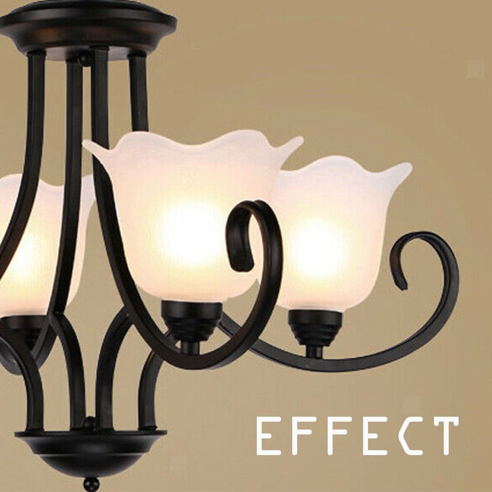 Replacement Lighting Bell Pendant Transparent Lamp Shade Frosted Glass Shade