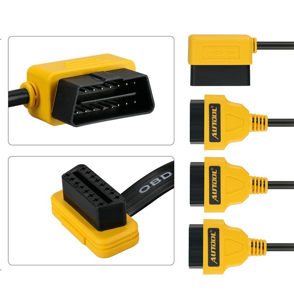 AUTOOL OBD2 Y Splitter Cable 50cm 1 to 3 Converter Adapter Extension Cord
