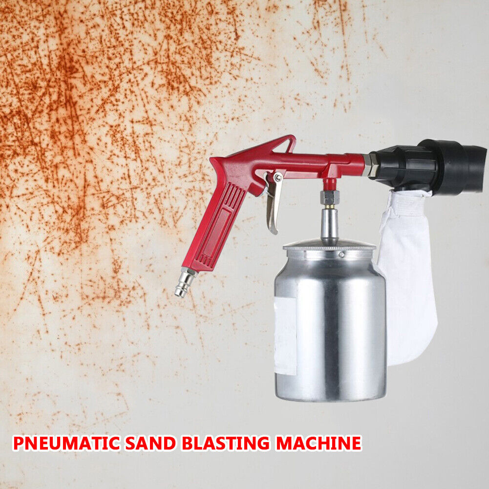 Pneumatic Sandblaster Spray Gun Anti-rust Sand Blasting Power Tools Kit