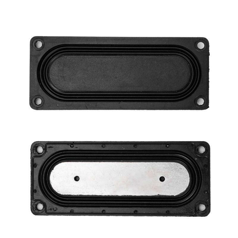 2PCS Audio Bass Diaphragm Square Frame Vibration Film Home Theater Speaker Kit