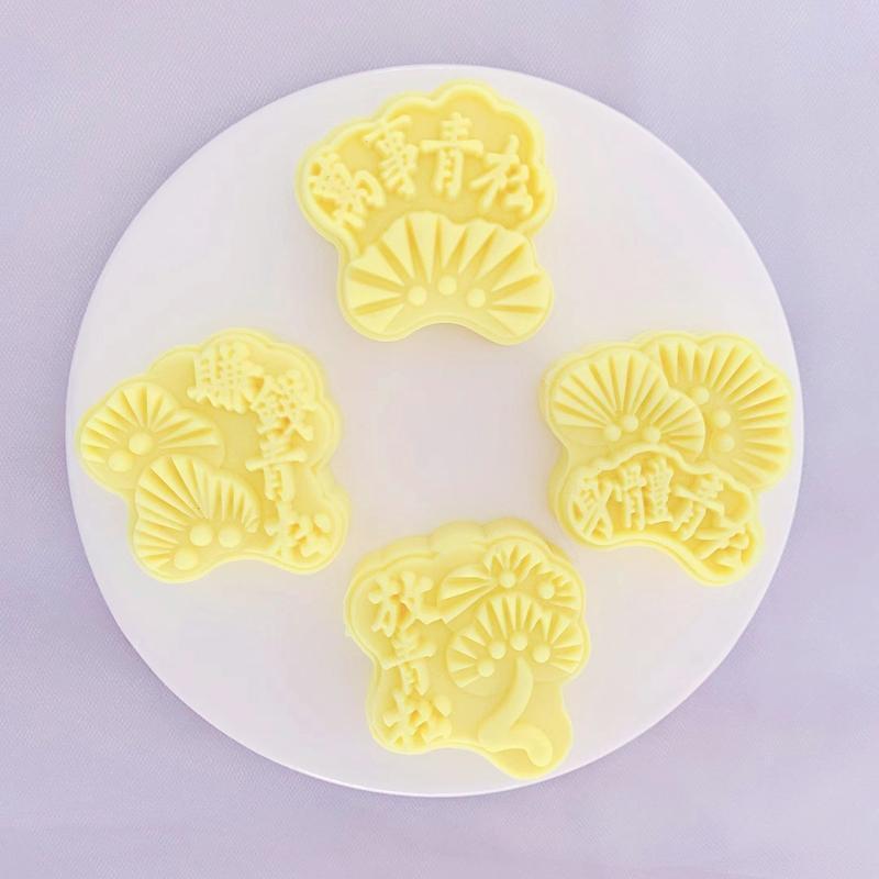 Cartoon Patterns Shaped Stamps for Mid-Autumn Festival for DIY Bake Mooncakes