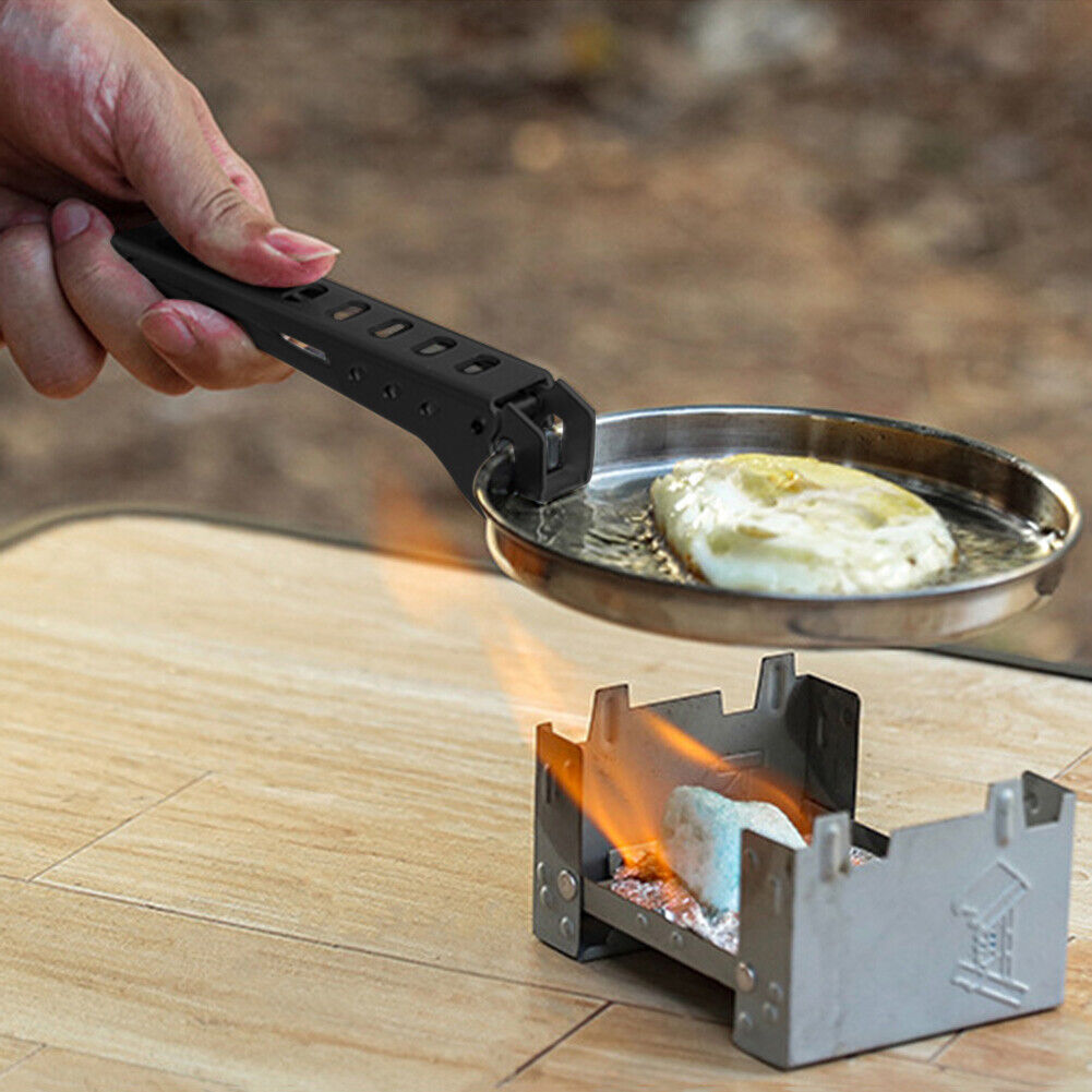 Camping Outdoor Pot Pan Gripper Bowl Cookware Anti-hot Hand Clip (Black)