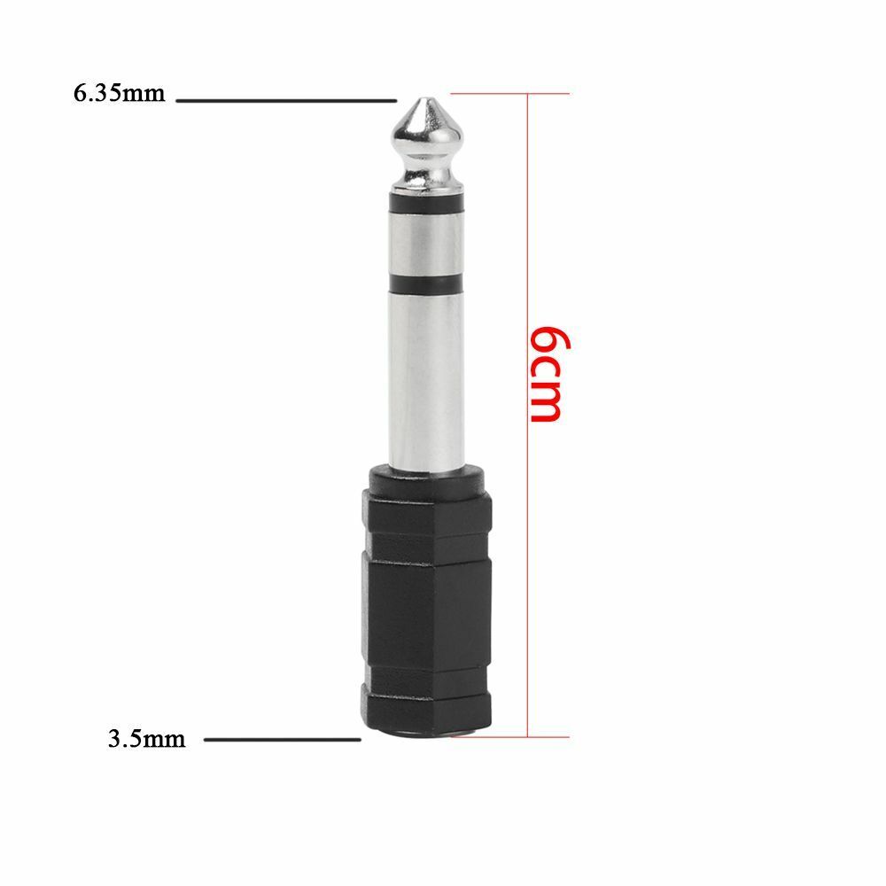 Stereo Earphone Cable Adapter Headphone Plug Microphone Jack Male To Female