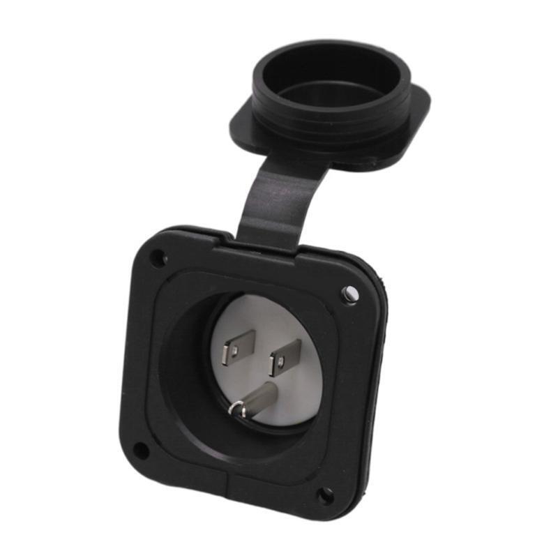 Power Inlet Port Plug 125 Volt AC Port Plug 15 Amp RVs Electrical Outlet Socket