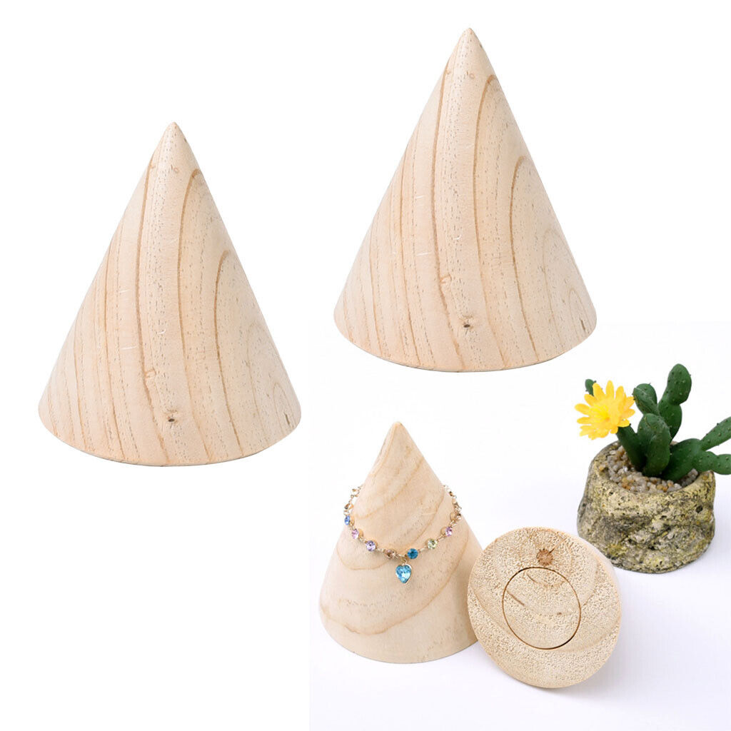 2 Pieces  Cone Shape Bracelets Jewelry Display Stand,