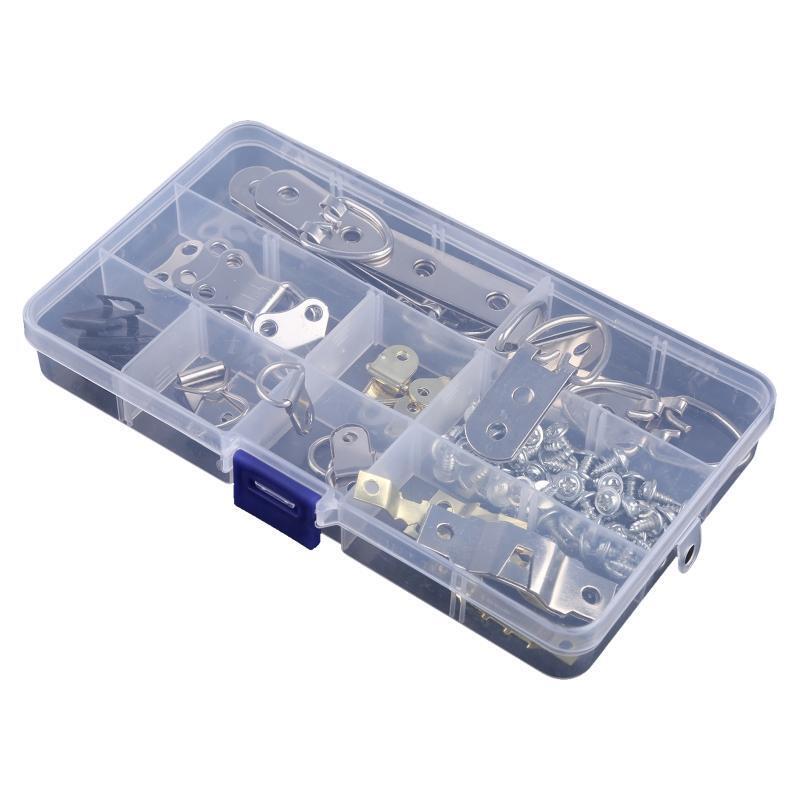 96pcs/set Picture Photo Frame Hanging Hooks With Screws Kit For Office Home