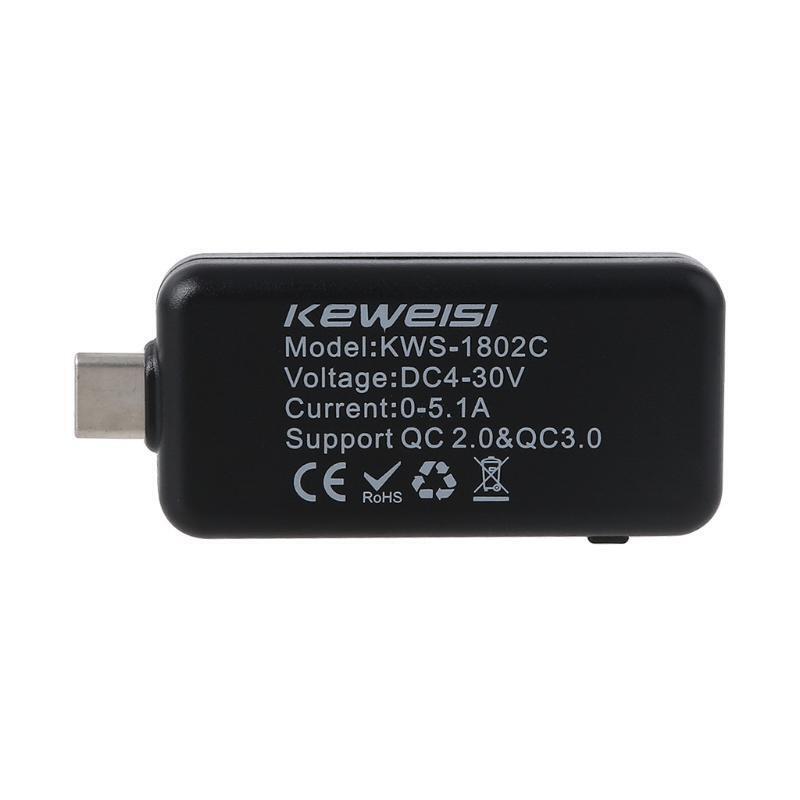 USB Tester Digital Voltmeter Ammeter Voltage Meter 1802C Multi-function