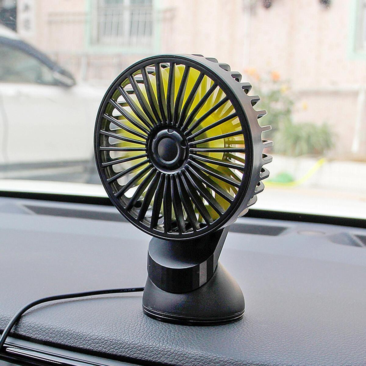 5V USB Fan Ventilation Variable Speed Electric for Car Dashboard RV Truck
