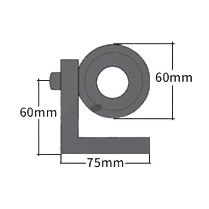 90 Degree Monitoring Prism L Bar Reflector Tunnel Surveying Prism 1 Inch Prism