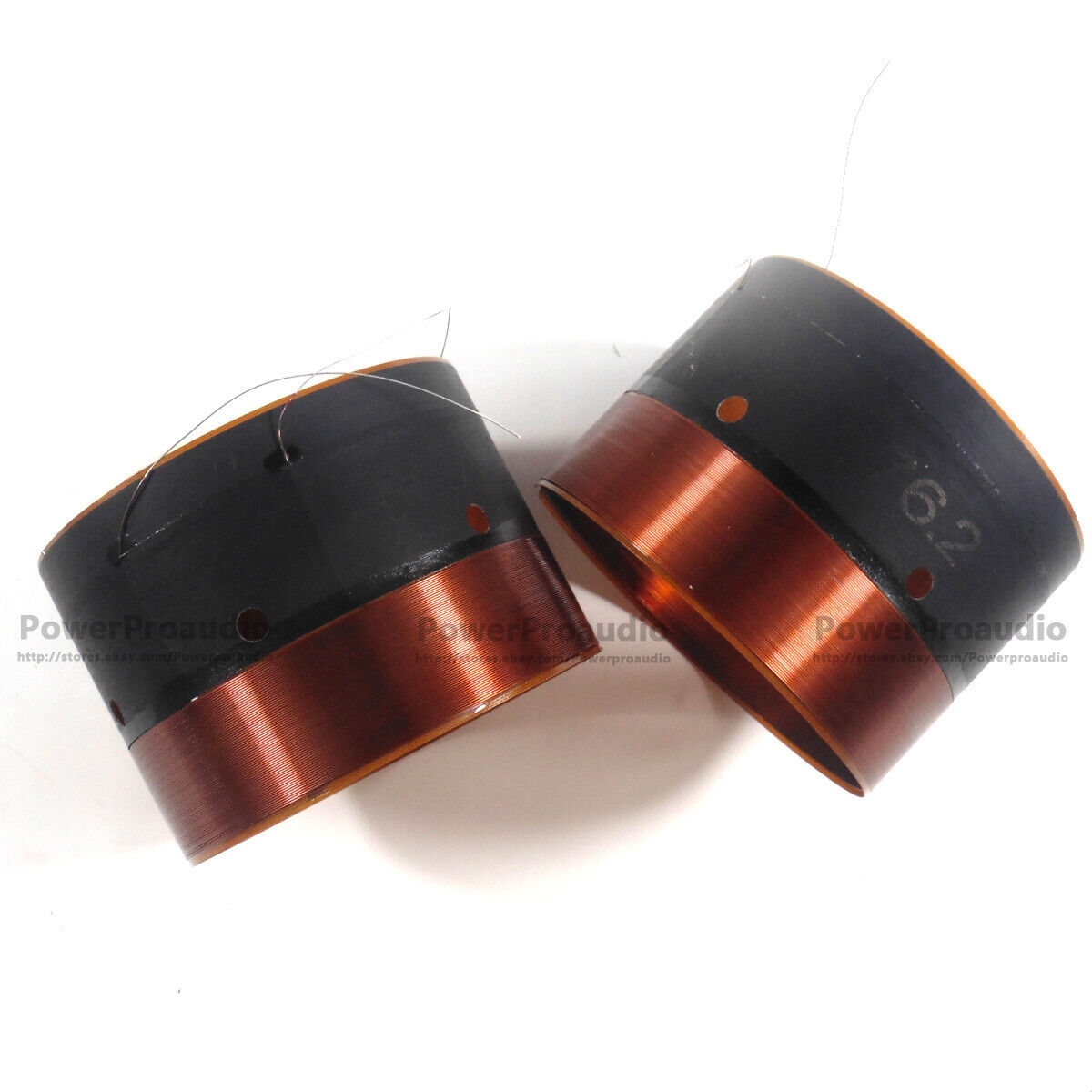 2pcs voice coil  76.2mm 3inch Speaker Repair Subwoofer 8OHM Speaker In and out
