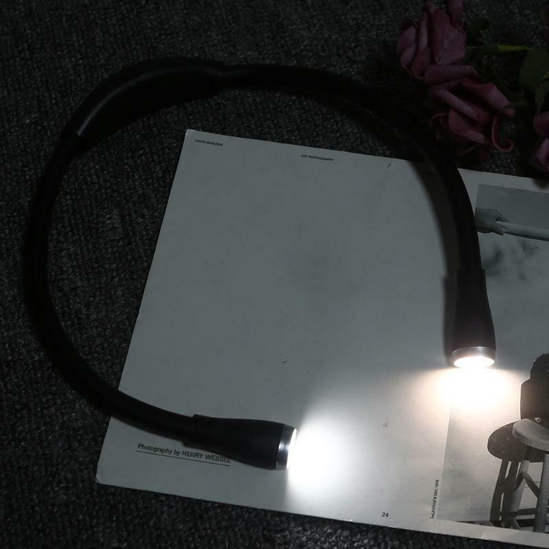 Neck Light Eye-Caring Anti-Blue Book Light for Reading Knitting Camping