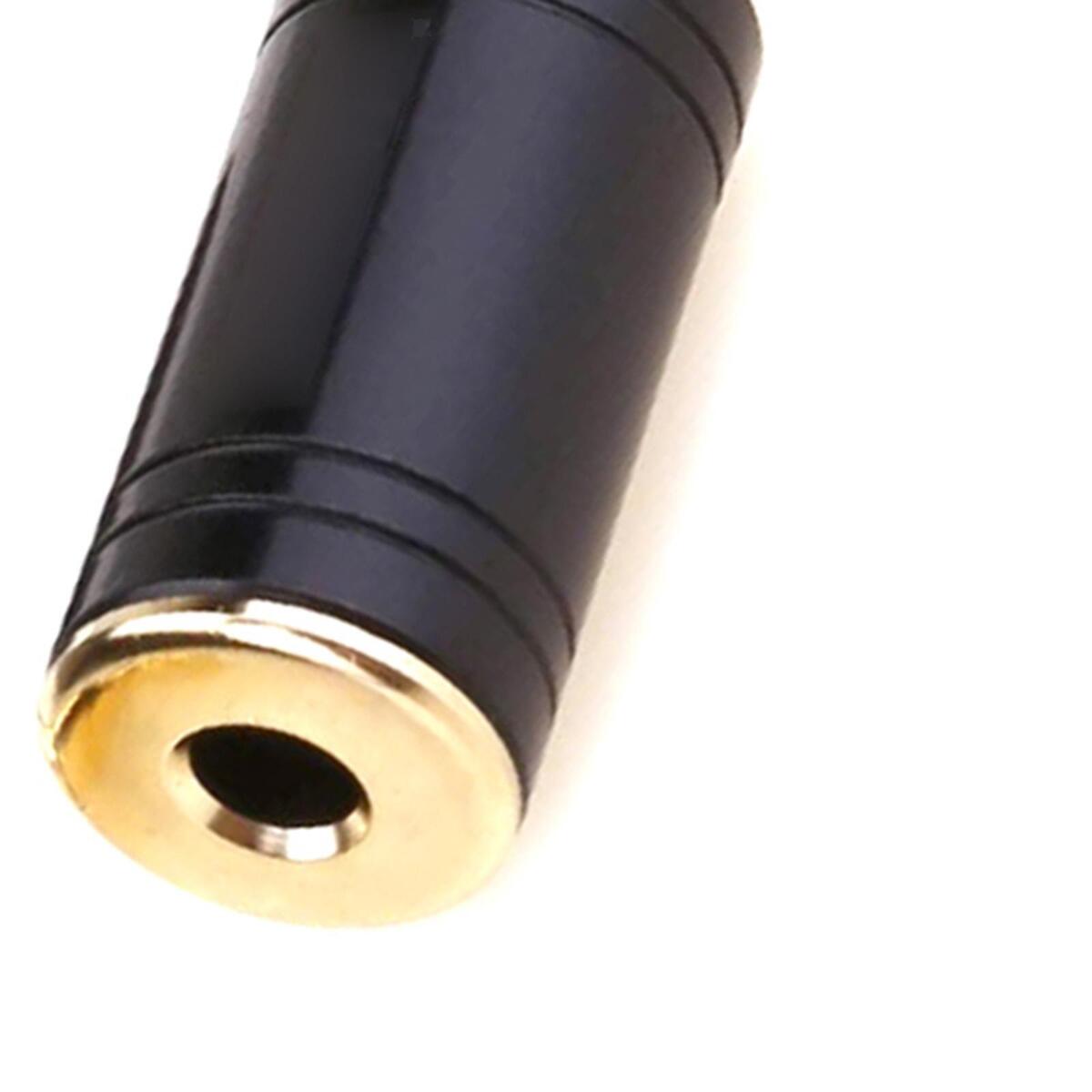 Headphone Adapter Stereo 6.35mm Male 1/4 inch to 3.5mm Female 1/8 inch