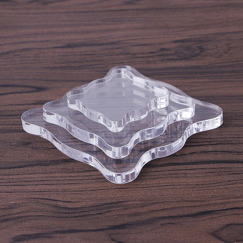 Transparent Stamp Acrylic Pad DIY scrapbooking Color Process Essential Tools