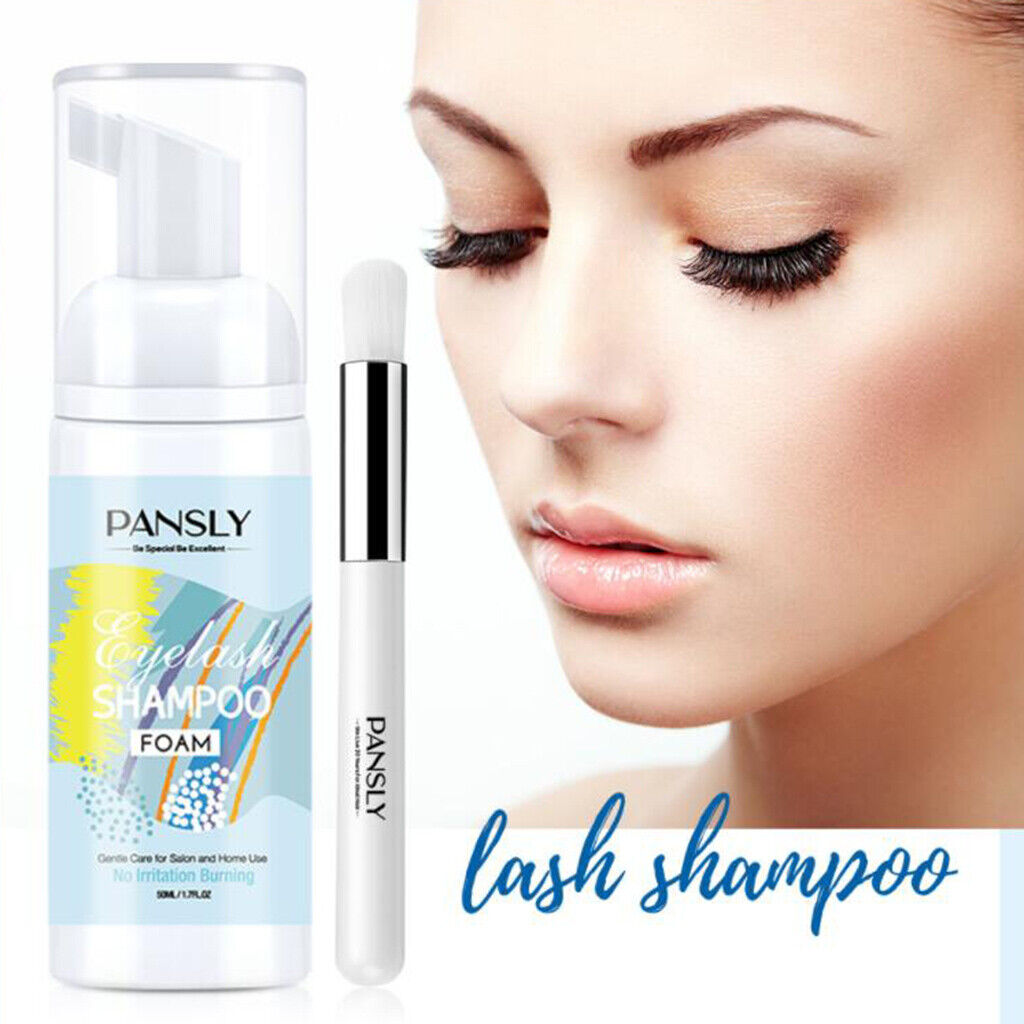 50 ml  Cleaner, Lash Wash  Shampoo, Gentle Lather for Removing Oil
