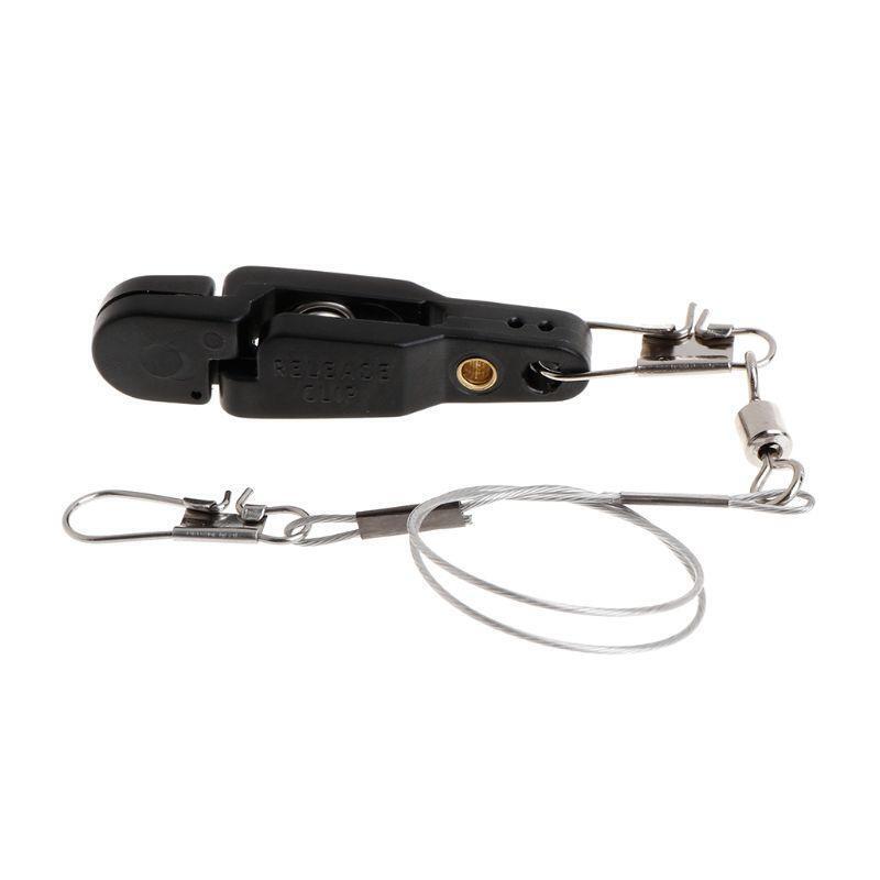 Fishing Clip With Wire Rope Tension Release Planer Snap Grip Trolling Trigger