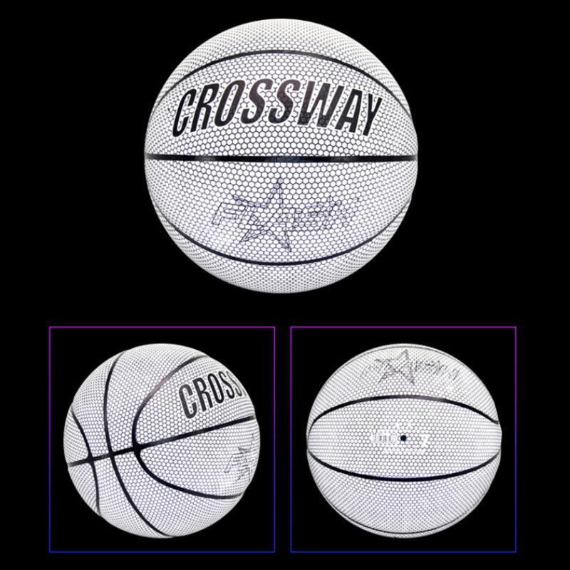 NO.7 PU Reflective Luminous Basketball Photo Shooting Cool Basketball Outdoor